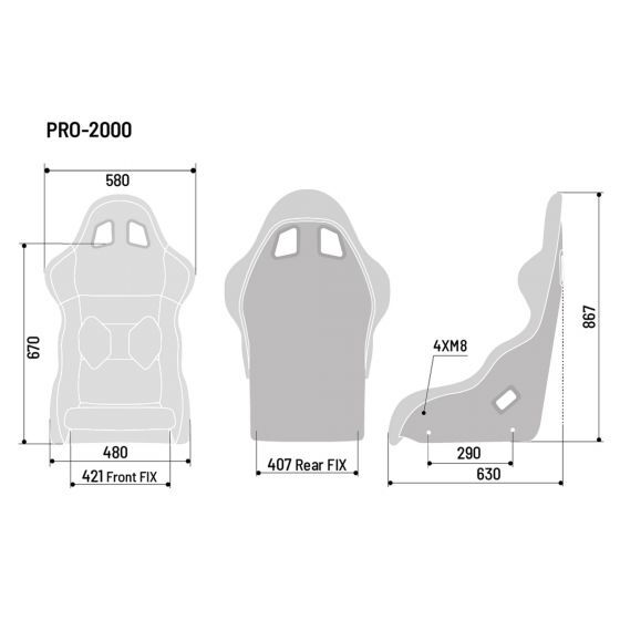Sparco Pro 2000 QRT Race Seat