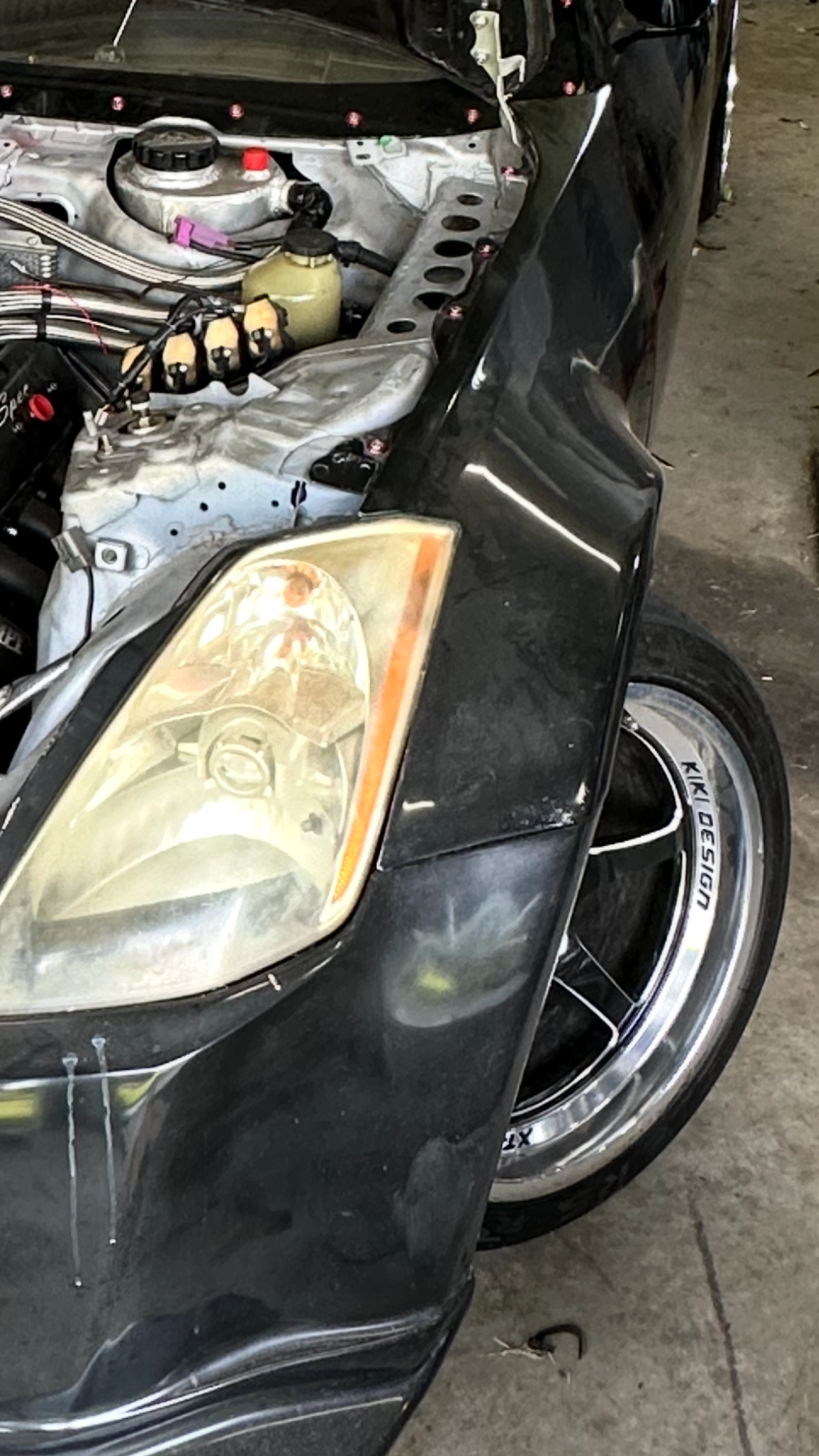 350z Front Fenders With Side Badge/Marker Delete (Widebody 20mm)