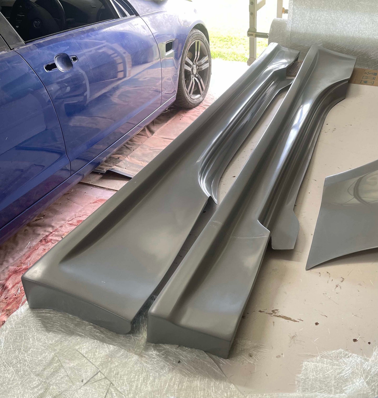 350z ING's Style Fiberglass Sideskirt
