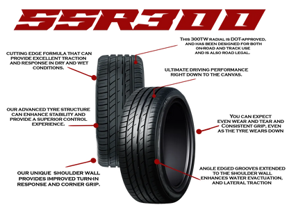 SUPER STREET RADIAL 300TW (SSR300)