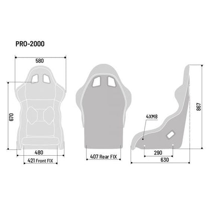 Sparco Pro 2000 QRT Race Seat